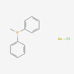 molecular formula C13H13AuClP B1591536 Chloro(methyldiphenylphosphine)gold(I) CAS No. 38686-38-3