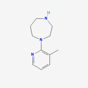 B1591542 1-(3-Methylpyridin-2-yl)-1,4-diazepane CAS No. 880362-05-0