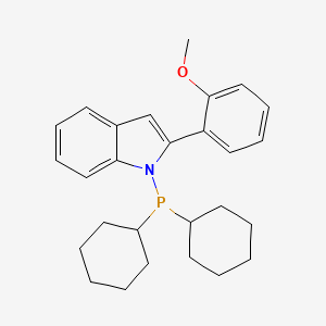 N-(Dicyclohexylphosphino)-2-(2'-methoxyphenyl)indole