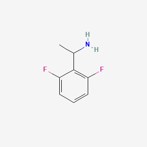 molecular formula C8H9F2N B1591544 1-(2,6-Difluorophenyl)ethan-1-amine CAS No. 870849-40-4
