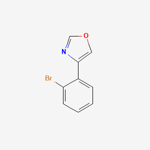 molecular formula C9H6BrNO B1591549 4-(2-Bromophenyl)oxazole CAS No. 850349-06-3