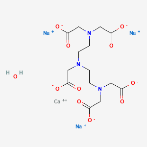 molecular formula C14H20CaN3Na3O11 B1591550 Calcium;trisodium;2-[bis[2-[bis(carboxylatomethyl)amino]ethyl]amino]acetate;hydrate CAS No. 207226-35-5