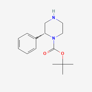 molecular formula C15H22N2O2 B1591552 tert-Butyl 2-phenylpiperazine-1-carboxylate CAS No. 886766-60-5