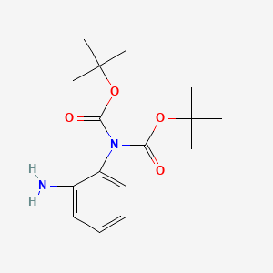 molecular formula C16H24N2O4 B1591556 N,N-Di-tert-butoxycarbonyl-benzene-1,2-diamine CAS No. 452077-13-3