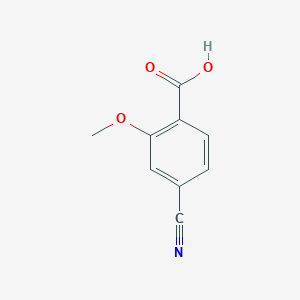 molecular formula C9H7NO3 B1591558 4-Cyano-2-methoxybenzoic acid CAS No. 89469-52-3