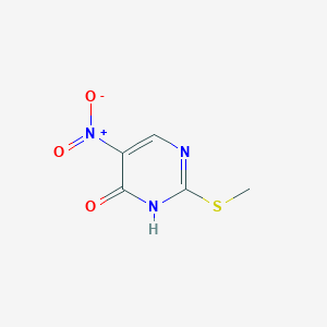 molecular formula C5H5N3O3S B1591559 2-(Methylthio)-5-nitropyrimidin-4-ol CAS No. 75423-19-7
