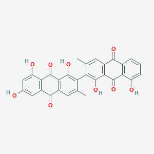 molecular formula C30H18O9 B159156 Cassiamin A CAS No. 1828-75-7