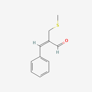 2-(Methylthiomethyl)-3-phenylpropenal