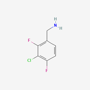 (3-Chloro-2,4-difluorophenyl)methanamine