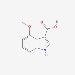 molecular formula C10H9NO3 B1591569 4-Methoxy-1H-indole-3-carboxylic acid CAS No. 203937-50-2
