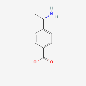 molecular formula C10H13NO2 B1591570 (S)-Methyl 4-(1-aminoethyl)benzoate CAS No. 222714-37-6