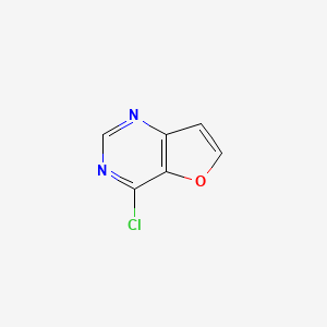molecular formula C6H3ClN2O B1591579 4-Chlorofuro[3,2-d]pyrimidine CAS No. 655255-09-7