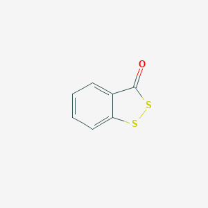 molecular formula C7H4OS2 B159160 3H-1,2-苯并二硫杂环-3-酮 CAS No. 1677-27-6