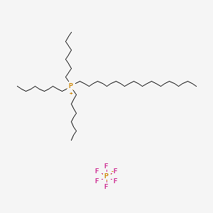 molecular formula C32H68F6P2 B1591607 Trihexyltetradecylphosphonium hexafluorophosphate CAS No. 374683-44-0