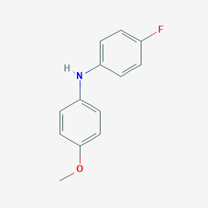 molecular formula C13H12FNO B159161 N-(4-氟苯基)-4-甲氧基苯胺 CAS No. 1644-00-4