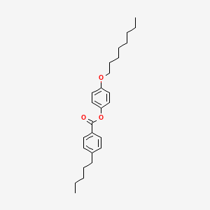 B1591615 4-(Octyloxy)phenyl 4-pentylbenzoate CAS No. 50649-64-4