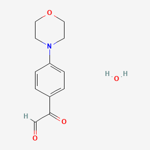 molecular formula C12H15NO4 B1591623 4-Morpholinophenylglyoxal hydrate CAS No. 852633-82-0