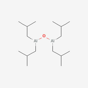molecular formula C16H36Al2O B1591624 Aluminum, tetrakis(2-methylpropyl)-mu-oxodi- CAS No. 998-00-5