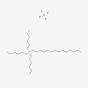 molecular formula C32H68BF4P B1591628 Trihexyltetradecylphosphonium tetrafluoroborate CAS No. 374683-55-3