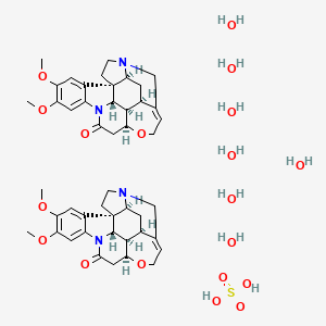 molecular formula C46H68N4O19S B1591630 Brucine sulfate heptahydrate CAS No. 60583-39-3