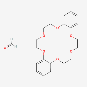 molecular formula C21H26O7 B1591633 Formaldehyde;2,5,8,15,18,21-hexaoxatricyclo[20.4.0.09,14]hexacosa-1(26),9,11,13,22,24-hexaene CAS No. 53660-42-7