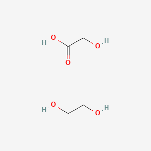 molecular formula C4H10O5 B1591634 Ethane-1,2-diol;2-hydroxyacetic acid CAS No. 39927-08-7