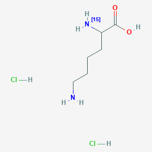 molecular formula C6H16Cl2N2O2 B1591638 DL-Lysine-2-15N dihydrochloride CAS No. 2747-89-9