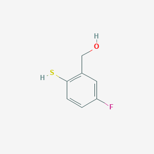 molecular formula C7H7FOS B1591644 5-Fluoro-2-mercaptobenzyl alcohol CAS No. 870703-84-7