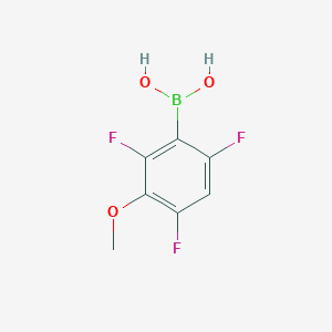 molecular formula C7H6BF3O3 B1591645 3-Methoxy-2,4,6-trifluorophenylboronic acid CAS No. 849062-08-4