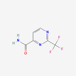 molecular formula C6H4F3N3O B1591655 2-(Trifluoromethyl)pyrimidine-4-carboxamide CAS No. 914348-10-0