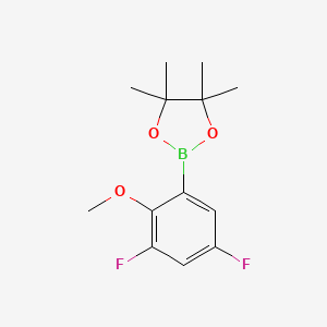 2-(3,5-Difluoro-2-methoxyphenyl)-4,4,5,5-tetramethyl-1,3,2-dioxaborolane