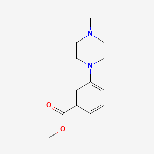 molecular formula C13H18N2O2 B1591659 Methyl 3-(4-methylpiperazin-1-yl)benzoate CAS No. 474334-89-9