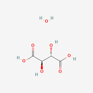 molecular formula C4H8O7 B1591660 (2R,3S)-2,3-Dihydroxysuccinic acid hydrate CAS No. 5990-63-6