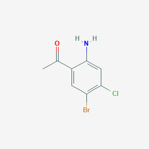 1-(2-Amino-5-bromo-4-chlorophenyl)ethanone