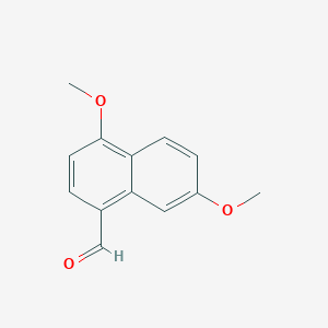 molecular formula C13H12O3 B1591666 4,7-Dimethoxy-1-naphthaldehyde CAS No. 90381-44-5
