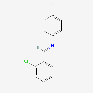 molecular formula C13H9ClFN B1591667 N-(2-Chlorobenzylidene)-4-fluoroaniline CAS No. 75020-01-8