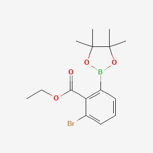Ethyl 2-bromo-6-(4,4,5,5-tetramethyl-1,3,2-dioxaborolan-2-yl)benzoate
