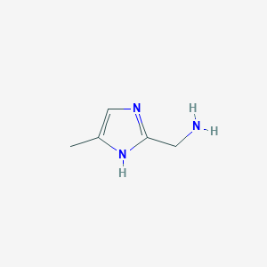 molecular formula C5H9N3 B1591673 (4-Methyl-1H-imidazol-2-yl)methanamine CAS No. 518064-28-3