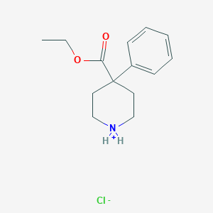 molecular formula C14H20ClNO2 B159168 Ethyl 4-phenylpiperidine-4-carboxylate hydrochloride CAS No. 24465-45-0