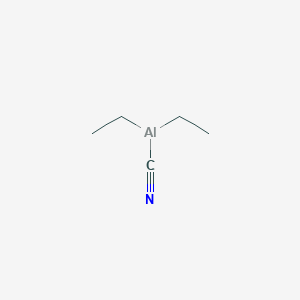 molecular formula C5H10AlN B1591682 Diethylaluminium cyanide CAS No. 5804-85-3