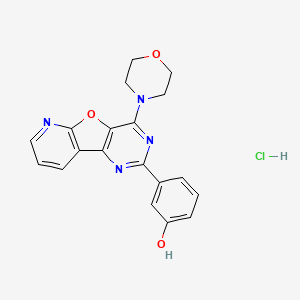 molecular formula C19H17ClN4O3 B1591684 PI-103 Hydrochloride CAS No. 371935-79-4