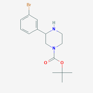 Tert-butyl 3-(3-bromophenyl)piperazine-1-carboxylate