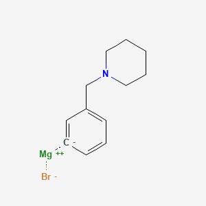 [3-(1-Piperidinylmethyl)phenyl]magnesium bromide