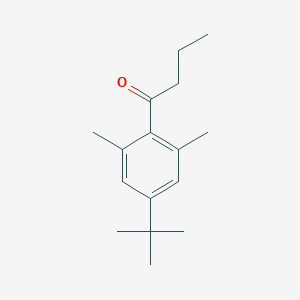 molecular formula C16H24O B159169 4'-tert-Butyl-2',6'-dimethylbutyrophenone CAS No. 1703-90-8