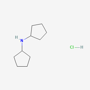 molecular formula C10H20ClN B1591694 DICYCLOPENTYLAMINE HYDROCHLORIDE CAS No. 69053-83-4