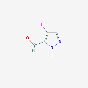 molecular formula C5H5IN2O B1591697 4-iodo-1-Methyl-1H-pyrazole-5-carbaldehyde CAS No. 959986-66-4