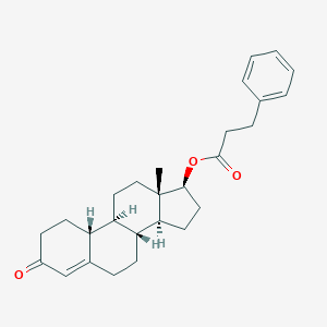 molecular formula C27H34O3 B159170 Nandrolone phenpropionate CAS No. 62-90-8