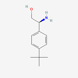 molecular formula C12H19NO B1591707 (2S)-2-氨基-2-(4-叔丁基苯基)乙醇 CAS No. 191109-50-9