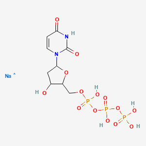 molecular formula C9H15N2NaO14P3 B1591714 CID 16219193 CAS No. 94736-09-1