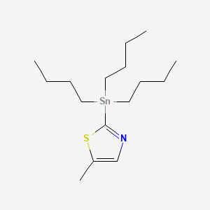 molecular formula C16H31NSSn B1591719 5-Methyl-2-(tributylstannyl)thiazole CAS No. 848613-91-2